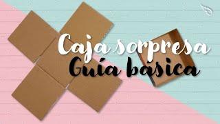 DIY ♡ Caja sorpresa  caja explosiva guía básica  Erandy Paz [upl. by Terrilyn]