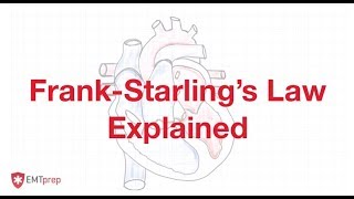 FrankStarlings Law Explained  EMTprepcom [upl. by Susan]