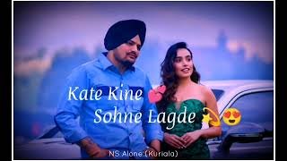 Sohne Lagde 💫😍💞 Song Status Ringtone  Sidhu Moose Wala 5911  NS Alone [upl. by Annoval]