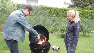 Charbroil Kettleman Holzkohlegrill im Test [upl. by Laden]