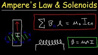 Amperes Law amp Magnetic Field of a Solenoid  Physics amp Electromagnetism [upl. by Rodie683]