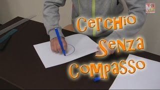 Tutorial Cerchio senza compasso [upl. by Etnuaed]