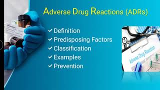 Adverse Drug Reactions ADRs [upl. by Knoll]