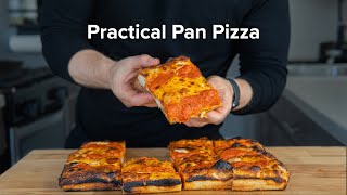 My favorite pizza to cook at home Detroit Style [upl. by Hollander403]