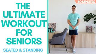 60Minute Senior Full Body Workout Seated amp Standing [upl. by Hudson784]