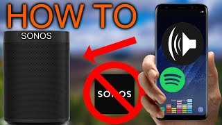 How to Play Smartphone Music to Sonos Without App [upl. by Nahsar]