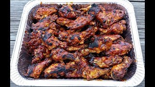 Crockpot 3 Ingredient BBQ Wings recipe [upl. by Gyatt775]