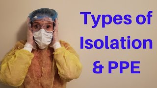 TYPES OF ISOLATION AND PPE [upl. by Erdnoed715]