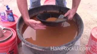 Lesson 4  Hand Panning MicroFine Gold  Also see Lesson 411 Link Below [upl. by Zapot]