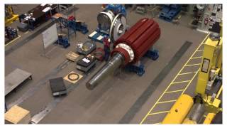 ABB Azipod® propulsion unit assembly Timelapse [upl. by Ayal]