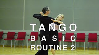 How to Dance Tango  Basic Routine 2 [upl. by Amii462]