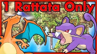 Can I Beat Pokemon Red  Blue With Only One Rattata 🔴 Pokemon Challenges [upl. by Eustacia]