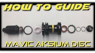 Mavic Aksium Disc Rear Wheel Bearing Change [upl. by Eirot]