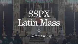 SSPX Latin Mass  2019  Laetare Sunday in St Marys KS [upl. by Parish]