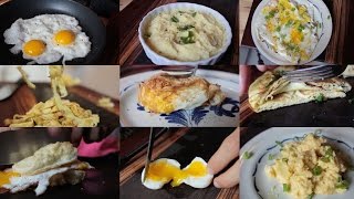 10 Creative Recipes Using Just An Egg [upl. by Sissel]