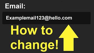 How To Change Your Minecraft Account Email Address [upl. by Herzig]