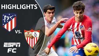 Atletico Madrid vs Sevilla  LALIGA Highlights  ESPN FC [upl. by Elades]