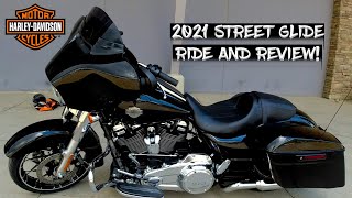 2021 Harley Davidson Street Glide Ride and Review [upl. by Naihr]