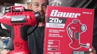 Harbor Freights Bauer Cordless Tire Inflator TestReview [upl. by Godderd]