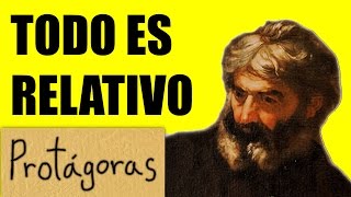 FILOSOFÍA  RELATIVISMO PROTÁGORAS [upl. by Ahtekahs]