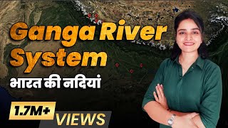 Rivers of India भारत की नदियां PART 2  Ganga River System गंगा नदी प्रणाली  Parcham Classes [upl. by Custer]