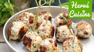 Boulettes Poulet Moutarde pour lapéro recette très facile [upl. by Decato]