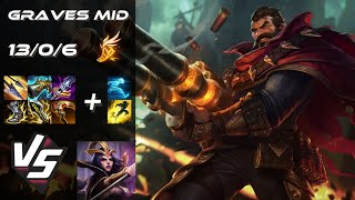 MID Graves vs LeBlanc  NA Challenger Patch 1412 [upl. by Cobb]