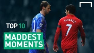 Top 10 Maddest Moments In Football [upl. by Attekahs]