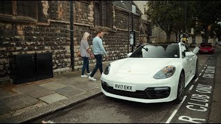 Not your everyday car share Porsche Panamera 4 EHybrid meets Zipcar in London [upl. by Leeanne]