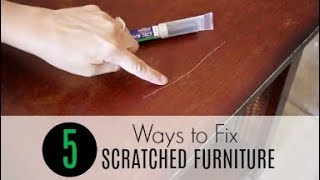 5 Easy Ways to Fix Scratched Furniture [upl. by Xeno843]