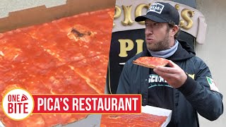 Barstool Pizza Review  Picas Restaurant Upper Darby PA [upl. by Philly675]