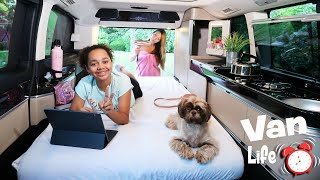 FAMILY VAN LIFE Living In A Van For 24 HOURS 1 [upl. by Whitaker]