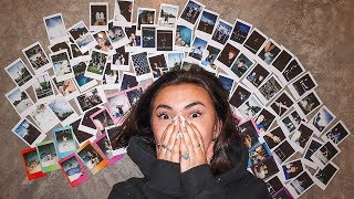 i tried taking 100 polaroids in ONE DAY [upl. by Nahtnanhoj93]