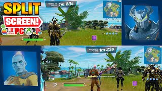 How To SPLIT SCREEN on Fortnite Chapter 3 Season 2 PSXboxPSSwitchMobile 2022 [upl. by Gnehs]