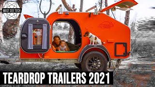 9 New Teardrop Trailers to Embrace Camping Adventures in 2021 Prices and Equipment [upl. by Llewej967]