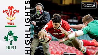 Wales v Ireland  HIGHLIGHTS  Second Half Comeback amp Late Drama  2021 Guinness Six Nations [upl. by Obau228]