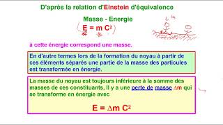 8 CHAPITRE 1  Energie de cohésion des noyaux  Atomistique S1 Darija [upl. by Nilesoj]