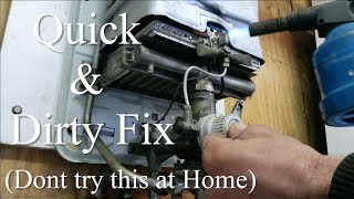 Gas Water Heater Troubleshooting Quick and Dirty FIX [upl. by Rizzo]