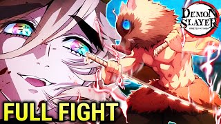 Inosuke Kanao amp Shinobu vs Doma FULL CINEMATIC FIGHT Demon Slayer [upl. by Eintroc434]