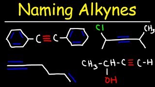 Naming Alkynes  IUPAC Nomenclature amp Common Names [upl. by Lac]