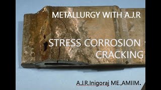 STRESS CORROSION CRACKING [upl. by Arnulfo]