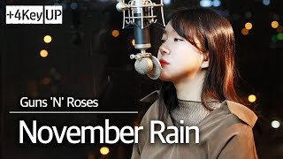 4key up November Rain cover  Guns N Roses l Bubble Dia [upl. by Nesbitt96]