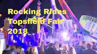 Topsfield Fair 2018  Rides [upl. by Annoed]