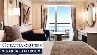 Oceania Riviera  Veranda Stateroom  Full Walkthrough Tour amp Review  4K [upl. by Remas]