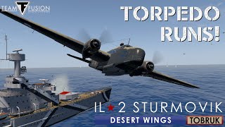 IL2 Sturmovik Desert Wings  TOBRUK  Torpedo Runs [upl. by Woodley]