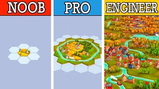 Engineering the GREATEST CITY in new building strategy puzzle game Dorfromantik [upl. by Oretna]