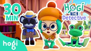 Hogi THE Detective  Binge Watch Ep 58  Pinkfong amp Hogi  Kids Stories  Play with Hogi [upl. by Dorcia330]