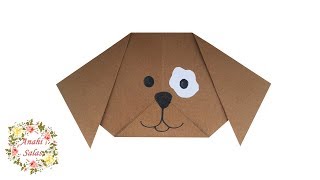 Perro  Origami cabeza fácil [upl. by Dusen542]