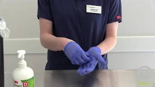 How to Properly Remove Exam Gloves [upl. by Torp]