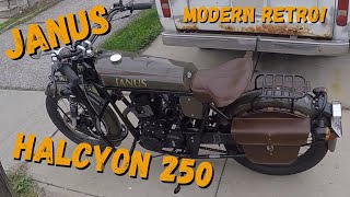 Janus Halcyon 250  Quick Ride and Initial Thoughts [upl. by Narik]